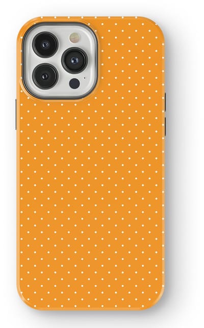 Micro Dots Tough Hoesje geschikt voor iPhone 13 Pro Max | Geschikt Voor Mag | Stippen Motief Backcover geschikt voor iPhone 13 Pro Max Golden Glow