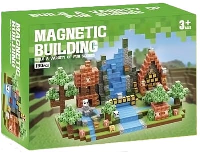 K&R Ventures® Magnetische Bouwblokken – 150 Stuks – Educatief STEM Bouwspeelgoed – Magnetische Bouwstenen Set – 3D Puzzel & Constructieset – Creatief Speelgoed voor Kinderen – Multicolor