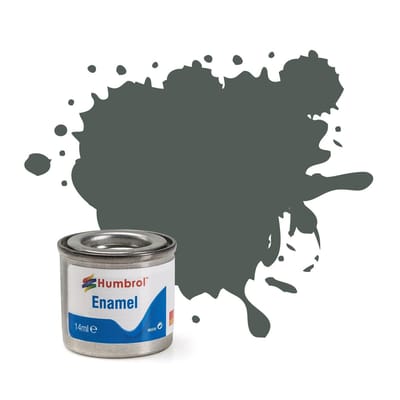 Humbrol Hobbyverf Enamel verf - #1 Grey Primer - Matt - Enamel Verf potje - 14 ml