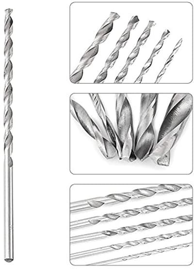 Dailygoods- Boorset 5-delig - HSS Boor met Rechte Schacht - Diameter 2-5 mm - Voor Hout/Aluminium/IJzer - Snelle en Nette Snede