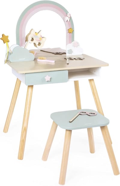 DailySupplies® Kaptafel Kind - Make up Tafel voor Meisjes - Schminktafel - Veelkleurig