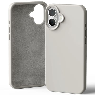 Kwik Silicone Voor Iphone 16 Plus 6,7 Hoesje Met Krasbestendige Coating