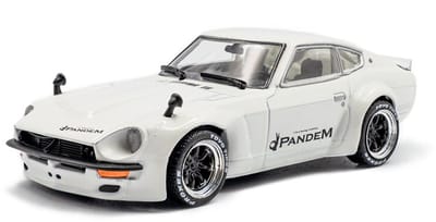 Datsun 240Z Rocket Bunny '73, wit Solido schaal 1:43