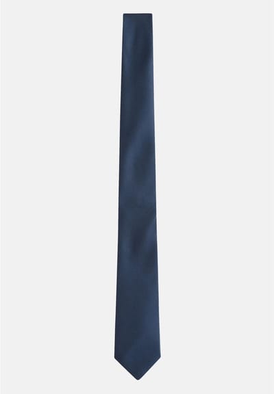 Next - Heren - Smalle stropdas met textuur - Blauw