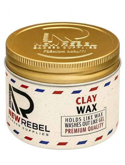 New Rebel CLAY WAX 125 – Haarstyling Wax voor Mannen (1x 125 ml) - Haar Wax Mannen