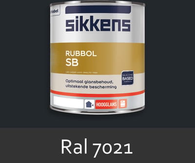 Sikkens Rubbol SB RAL7021 Zwartgrijs 1 Liter