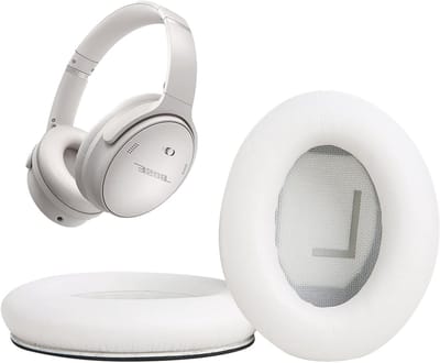 Comfortabele Oorkussens voor Noise Isolation en Geluiddemping - Vervangende Oorkussens voor Hoofdtelefoons met Geheugenfoam in Wit