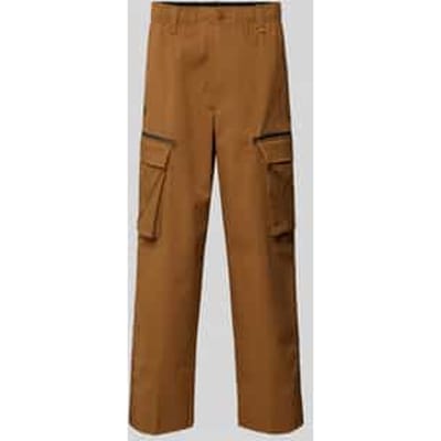 Straight leg geruite broek met elastische band, model 'Unstoppable'