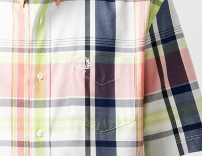 Fred Perry Madras Check Shirt, meerkleurig