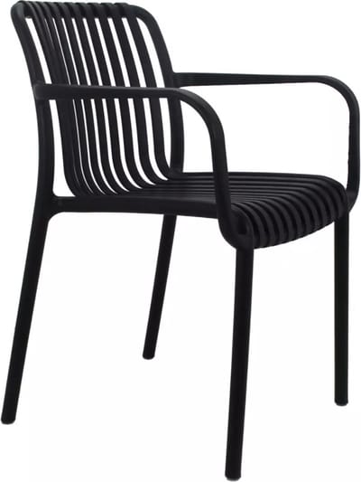 Tuinstoel Vita Porto Zwart B-03 stapelbaar