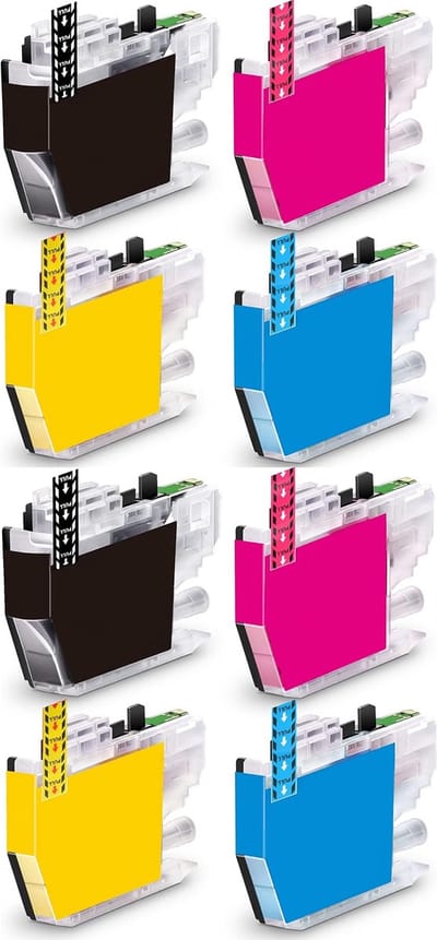 Huismerk geschikt voor Brother LC-422 XL Inktpatronen (8X) - MFC-5340DW - J5740DW - J6540DW - J6940DW
