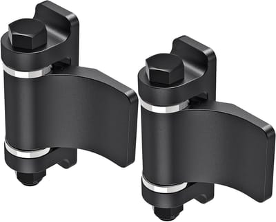 Zware Lasgevelscharnieren van Staal met Spacer Lager en Oxide Coating, Verwijderbare Bouten voor Metalen Deuren, Opritten en Boerderijpoorten