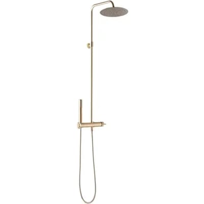 Essebagno Regendouche Luisa - Goud - Geborsteld - Rond - Met Handdouche - 15cm Hartafstand
