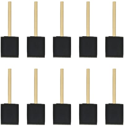 Dailygoods- Sponskwasten 10 stuks - Schuimkwasten - Schildersponzen - Acrylverf - Doe-het-zelfprojecten - Nauwkeurige schildertechnieken