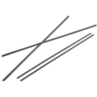 4 pièces Garniture de Bande Décorative de Panneau de Porte Intérieur de Voiture Fibre de Carbone Convient pour RAV4 2015‑2019 gray