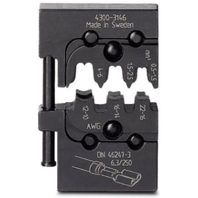 Phoenix Contact CRIMPFOX-M SC 6/DIE 1212085 Krimpprofiel Ongeïsoleerde platte stekkerhulzen 0.5 tot 6 mm² Geschikt voor merk Phoenix Contact 469547