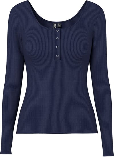 Pieces Top met lange mouwen PCKITTE