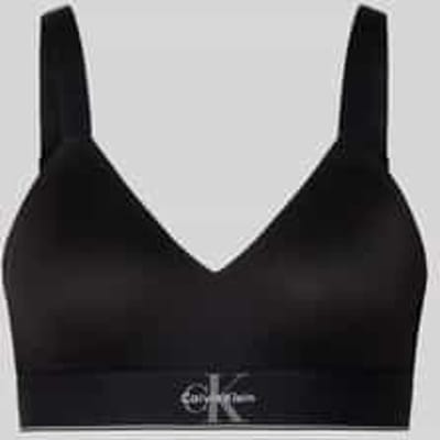 Slim fit bralette met logo-stitching