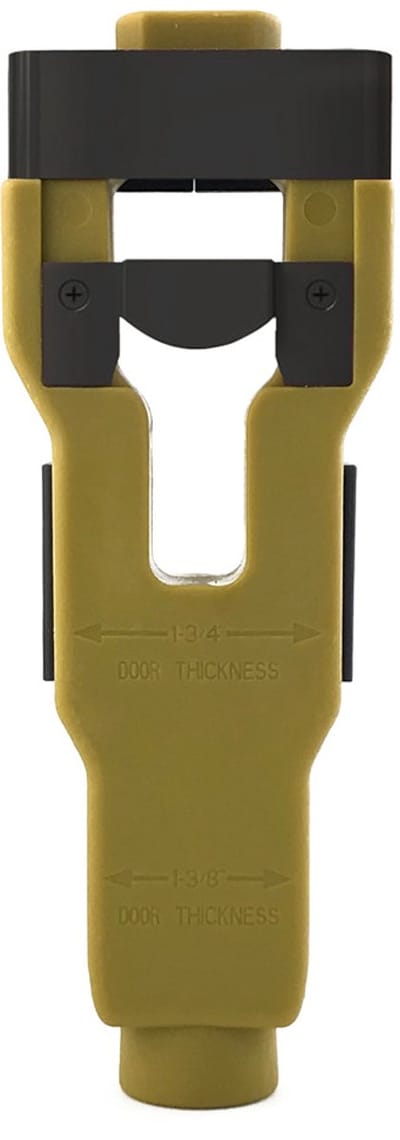 Slotenmortelgereedschap met Dubbele Meetmarkeringen - Precies en Eenvoudig voor 44 mm en 35 mm Deuren-green
