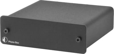 Pro-Ject Phono Box DC Voorversterker MM/MC - Hoogwaardige Signaalversterking - Helder en Nauwkeurig Geluid - Duurzaam & Betrouwbaar - Zwart