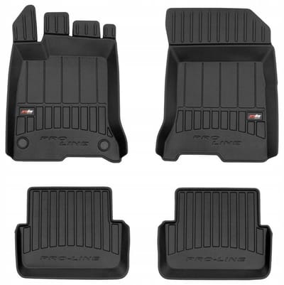 FROGUM – 3D Rubber Vloermatten voor RENAULT Laguna III (2007-2015) – Set van 4 – TPE – Hoge rand 6 cm