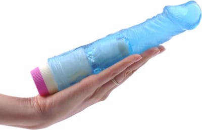 Realistische Dildo Vibrator Blue Doorzichtig - Stimulerend voor vrouwen - Stimulerend voor clitoris - Spannend voor koppels - Sex speeltjes - Sex toys - Erotiek - Sexspelletjes voor mannen en vrouwen – Seksspeeltjes - Stimulator