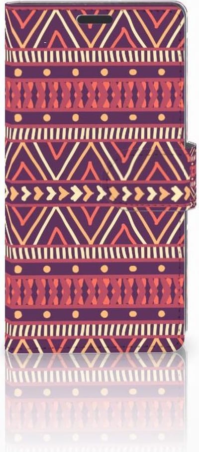 Sony Xperia Z3 Telefoon Hoesje Aztec Paars