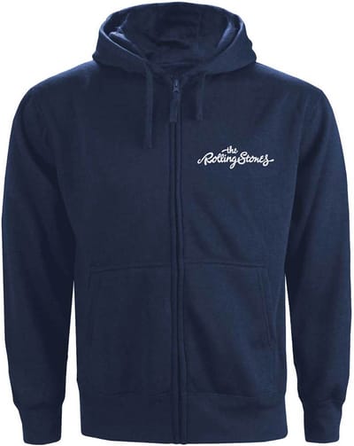 The Rolling Stones - Classic Tongue Vest met capuchon - S - Blauw