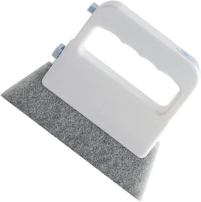 Vensterbankreiniger Gereedschap - Raam Sponning Tool - Smalste Plekken Schoonmaken - Verwijderbare Kop - 13.5x11.2x1cm - Blauw