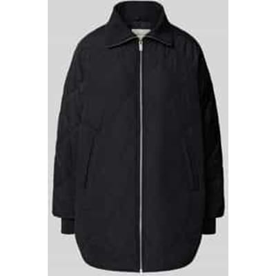 Tom Tailor Denim - Gewatteerde jas met losse pasvorm - Maat XS - deep black