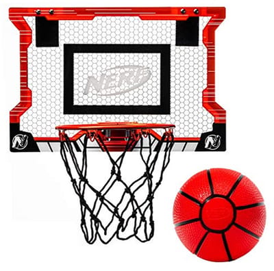 Basketball Hoepel Set voor Kinderen - Mini Hoepel met Mini Basketbal - Stalen Rand Geschikt voor Dunken - Over de Deur Basketball Hoops