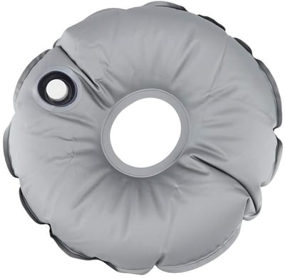 Dailygoods- Gewichtstas Ronde Opvouwbare Waterzak - Geschikt voor Vliegpalen - PVC - Diameter 45 cm - Voor Binnen/Buiten - Ideaal voor Terrassen