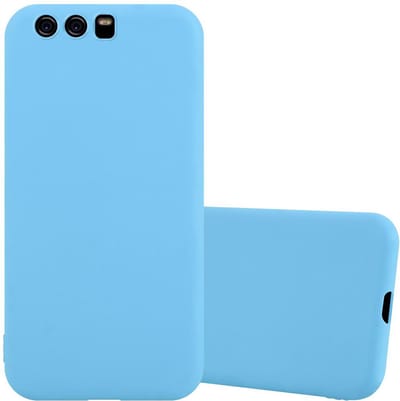 Cadorabo Hoesje geschikt voor Huawei P10 in CANDY BLAUW - Beschermhoes gemaakt van flexibel TPU silicone Case Cover