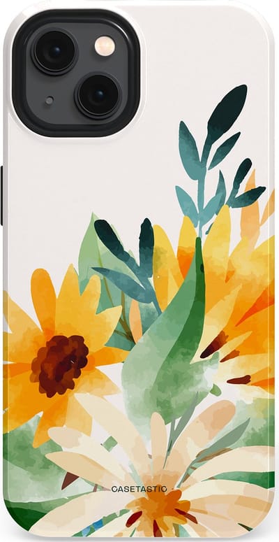 Casetastic Hoesje Geschikt voor Apple iPhone 13 Magsafe - Stijlvolle Beschermende Duo-layer Case - Zomergloed