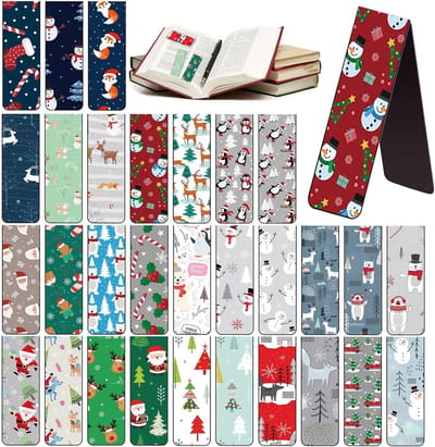 Dailygoods - Magnetische boekenleggers, magnetische boekenleggers, magnetische bladwijzers, kleurrijke bladwijzers, 30 stuks