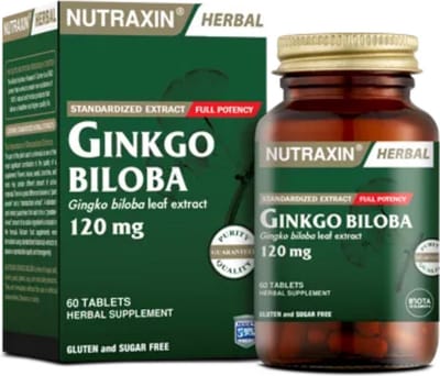 Nutraxin - Ginkgo Biloba - 120 mg - 60 tabletten