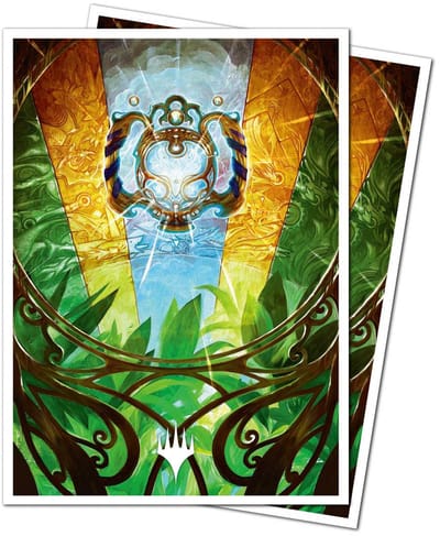 Ultra Pro - Magic: The Gathering - Aetherdrift - The Aetherspark 105ct Apex Deck Protector Sleeves - UK