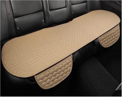 Autostoelkussen - 1 stuk - Achterbankkussen - Accessoires voor autostoelbekleding - Achterbankkussen - Linnen - Beige