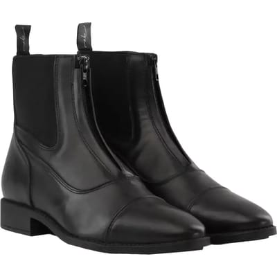 Dy'on - Short Boots front zipper black size 25