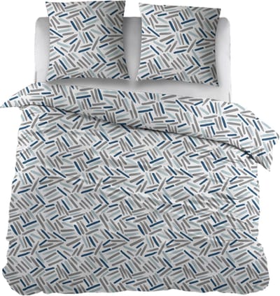 Snoozing Filou Dekbedovertrek - Extra breed - 260x200/220 cm - Blauw