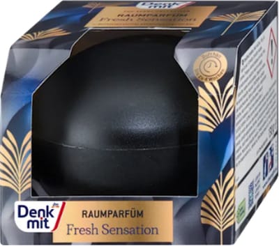 Denkmit Huisparfum Fresh Sensation - 1x 130 g | Frisse geur | Kamerparfum - Geurpot voor Woonkamer, Badkamer & Toilet - Luchtverfrisser