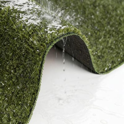 Kunstgras Groen - Balkontapijt Terrastapijt - Buiten Decoratie - Waterdicht Onderhoudsvrij - 100 x 200 cm - Groen
