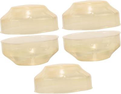 Rookmelder Afdekking - Alarm Cover - Vuilbescherming - Effectieve Foutpreventie - 5 Stuks - Lichtbruin