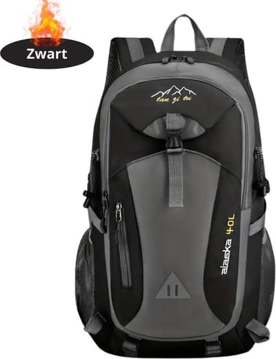 Livano Rugzak - Dames - Heren - Meisje - Jongens - Backpack - Outdoor - Zwart