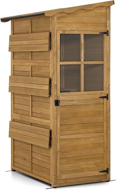 Tuinhuis hout 201 x 120 - 201x120x86 cm - x 120 x 86 cm - Medahomestore