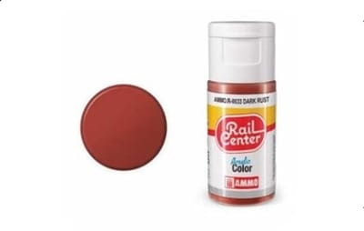 AMMO MIG Hobbyverf - MIG R0033 Rail Center - Dark Rust - 15ml Verf flesje - 15 ml