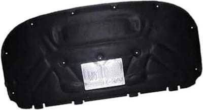 Geluidsisolatie Katoen - Motor Isolatie - Motor Geluid Dempen - Warmte Absorberend - One Size - Zwart