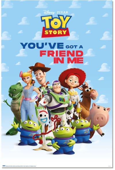 Toy Story poster - Disney - Pixar - Buzz - Woody - 30 jaar - 61 x 91.5 cm