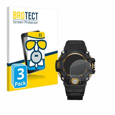 BROTECT - Screenprotector voor Casio G-Shock GW-9400Y-1 - Folie Beschermfolie Beschermglas matte 3 Stuks