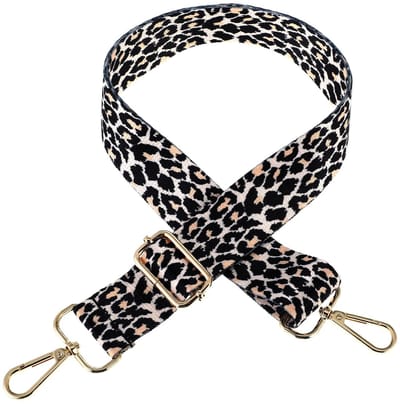 Dailygoods- Tasriem Verstelbaar - Schouderriem - Luipaardpatroon - Tassenriem - Breedte 3,8 cm - Comfortabele schouderband